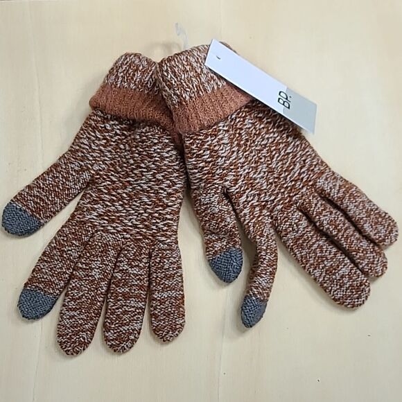 NEW BP. Super Soft Brown Gloves with touch screen two fingers - Picture 1 of 2